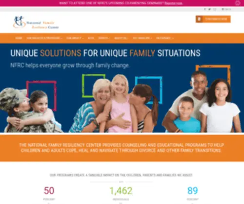 DivorceABC.com(National Family Resiliency Center) Screenshot