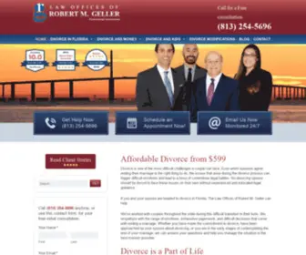 Divorceattorneyfortampabay.com(Affordable Divorce Tampa Low Cost divorce Cheap divorce) Screenshot