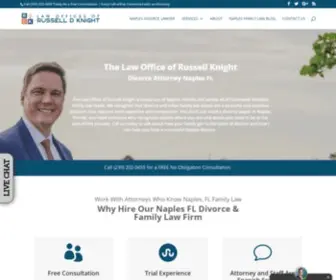 Divorceattorneynaplesfl.com(Russell D. Knight) Screenshot