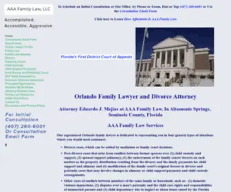 Divorceattorneyorlando.us(Orlando Family Lawyer and Divorce Attorney) Screenshot