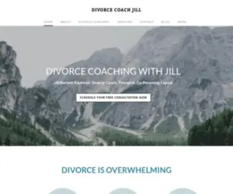 DivorcecoachJill.com(Divorce coaching) Screenshot