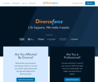 Divorceforce.com(DivorceForce) Screenshot