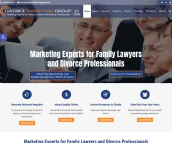 Divorcemarketinggroup.com(Family Lawyer Marketing Experts) Screenshot