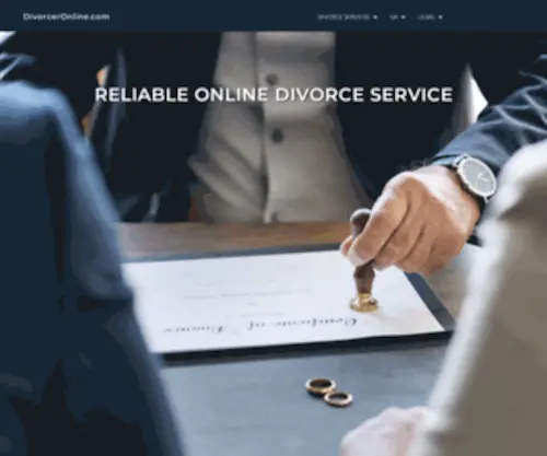 Divorceronline.com(Online divorce) Screenshot