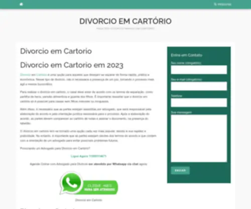 Divorcioemcartorio.com.br(Divorcioemcartorio) Screenshot