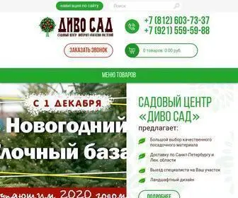 Divosad-SPB.ru(Питомник растений) Screenshot