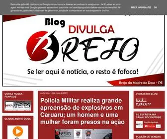 Divulgabrejo.com.br(Blog Divulga Brejo) Screenshot