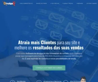 Divulgamais.com.br(Divulgar nos formulários de contato) Screenshot