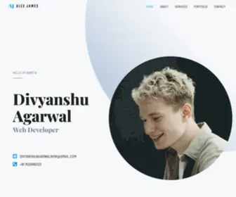 Divyanshuagarwal.com(Designer, Developer, Digital Marketer) Screenshot