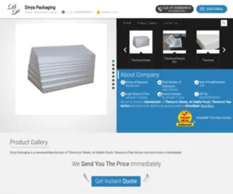 Divyapackaging.co.in(Divya Packaging) Screenshot