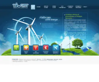 Diwatt.fr(Installation et dépannage éolienne et photovoltaïque) Screenshot