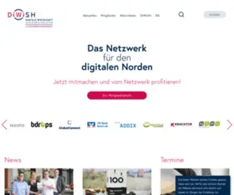 Diwish.de(Das Netzwerk für den digitalen Norden) Screenshot