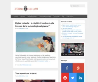 DixDecoeur.com(Chance et superstition) Screenshot