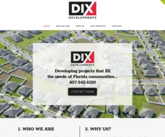 DixDevelopments.com(DIX Developments) Screenshot