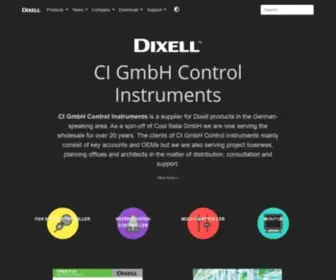Dixell.de(CI GmbH Control Instruments DIXELL) Screenshot