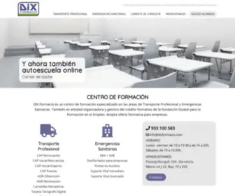 Dixformacio.com(DIX Formació) Screenshot