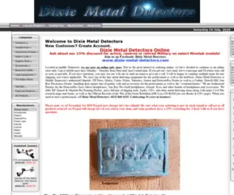 Dixie-Metal-Detectors.com Screenshot