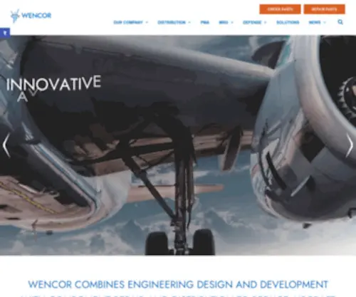 Dixieaerospace.com(Wencor Group) Screenshot