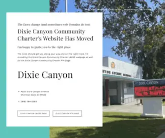 Dixiecanyon.com(Dixie Canyon Community Charter) Screenshot