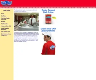 Dixiechili.com(Dixie Chili) Screenshot