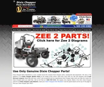 Dixiechopperpartsdistributors.com(Dixie Chopper Parts Distributors) Screenshot