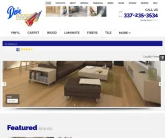 Dixieflooring.com(Dixie Flooring Outlet) Screenshot