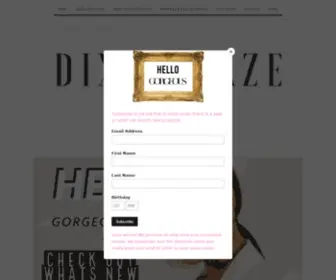 Dixiegraze.uk(Gold plated jewellery) Screenshot