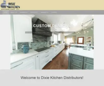 Dixiekitchen.com(Excellent Kitchen Design and Installation) Screenshot