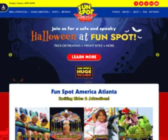 Dixielandfunpark.com(Fun Spot America Theme Park) Screenshot