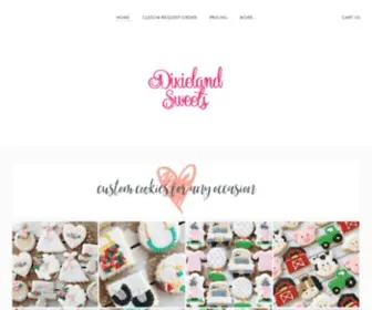 Dixielandsweets.com(Dixieland Sweets) Screenshot
