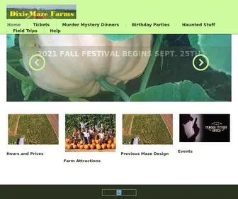 Dixiemaze.com(DixieMaze Farms) Screenshot