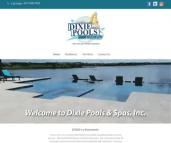 Dixiepools.com(Dixie Pools) Screenshot
