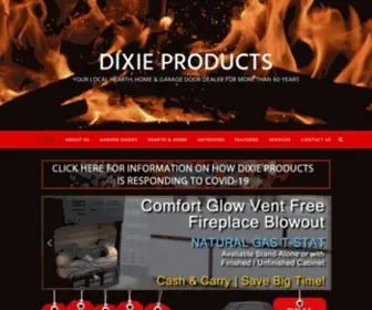 Dixieproducts.com(Gas Log Sets) Screenshot