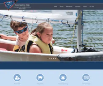 Dixiesailingclub.com(Fostering and promoting the corinthian sport of sailing) Screenshot