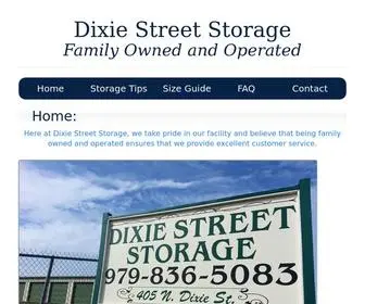 Dixiestreetstorage.com(Dixie Street Storage) Screenshot