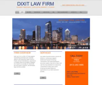 Dixitlaw.com(Dixit Law Firm) Screenshot