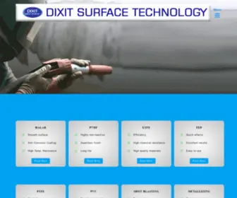 Dixitsurfacetechnology.com(DIXIT SURFACE TECHNOLOGYPTFE Coating Services) Screenshot