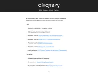 Dixonary.co.uk(Dixonary) Screenshot