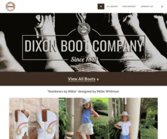 Dixonboots.com(Dixon Boot Company) Screenshot