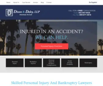 Dixondaleylaw.com(Personal Injury) Screenshot