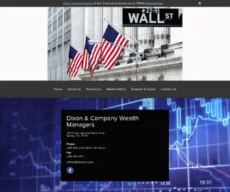 Dixonfinance.com(Dixon & Company CPAs and Wealth Managers) Screenshot