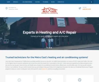 Dixonheatcool.com(A/C Installation & Repair Granite City Illinois) Screenshot