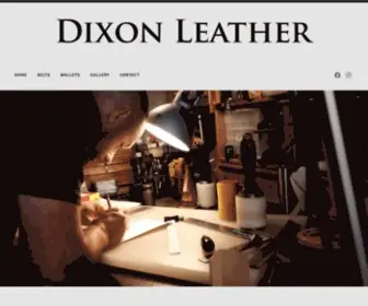Dixonleather.com(Handmade Leather Goods) Screenshot