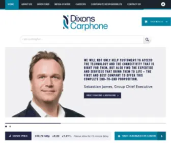 Dixonscarphonegroup.com(Dixons Retail plc) Screenshot