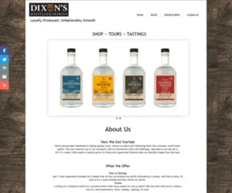 Dixonsdistilledspirits.com(Premium Canadian spirits) Screenshot