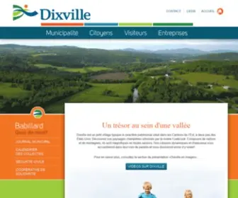 Dixville.ca(Municipalité de Dixville) Screenshot