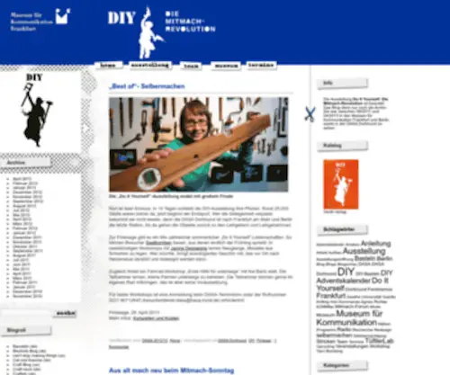 Diy-Ausstellung.de(Ausstellungsblog) Screenshot