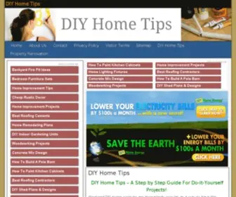 Diy-Home-Tips.com(DIY Home Tips) Screenshot