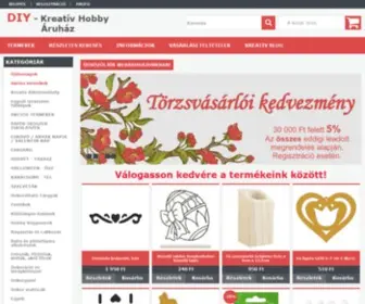 Diy-Kreativhobby.hu(Főkategória) Screenshot