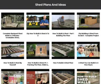 Diy-Shed-Plan.com(Shed Plans And Ideas) Screenshot